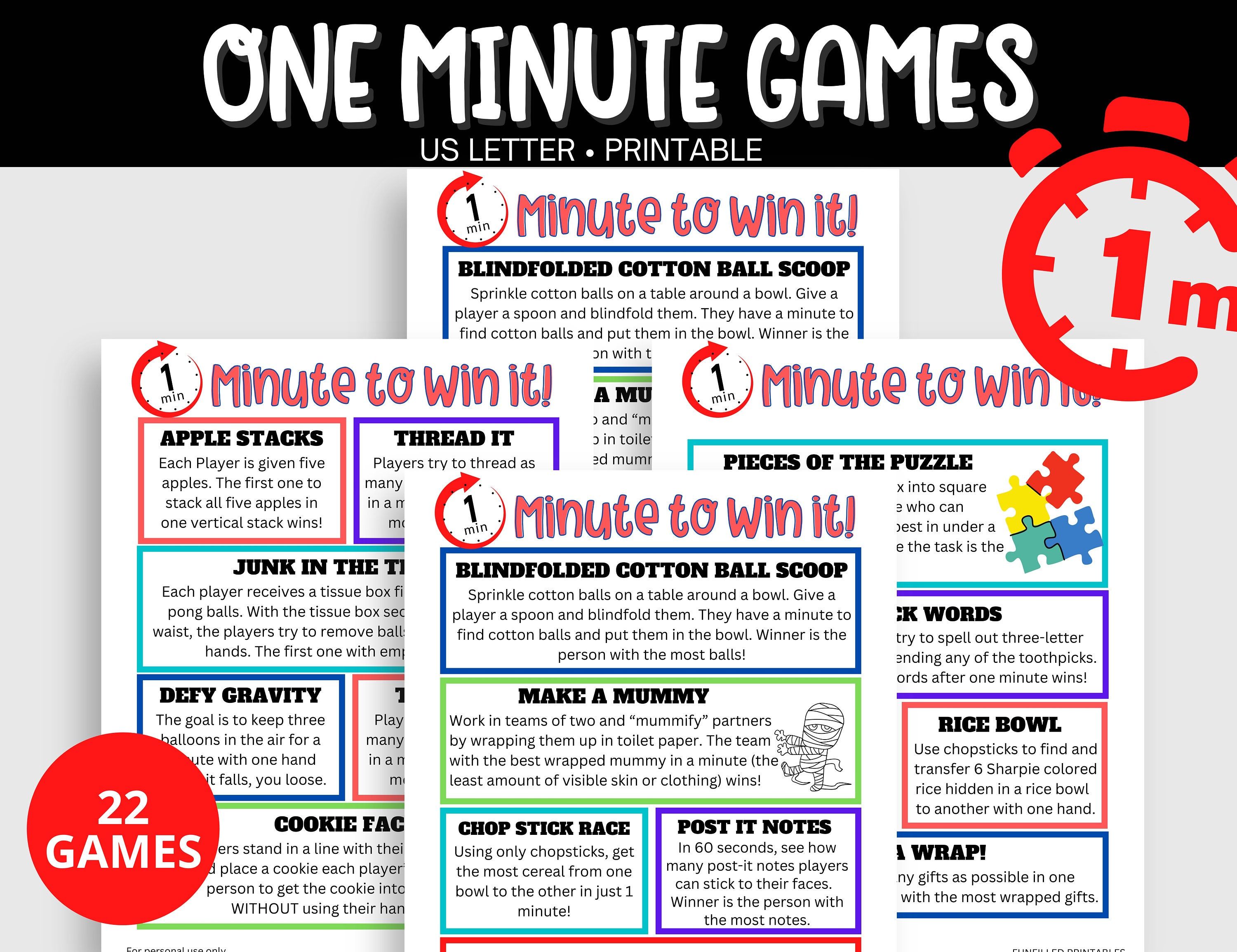 Ultimate List Of Fun Minute To Win It Games For Adults