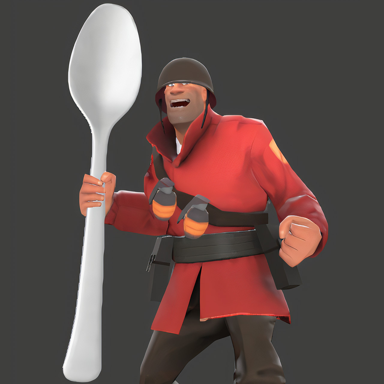 Soldier's new melee Comically Large Spoon Know Your Meme